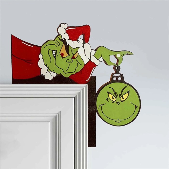 Christmas decor for door