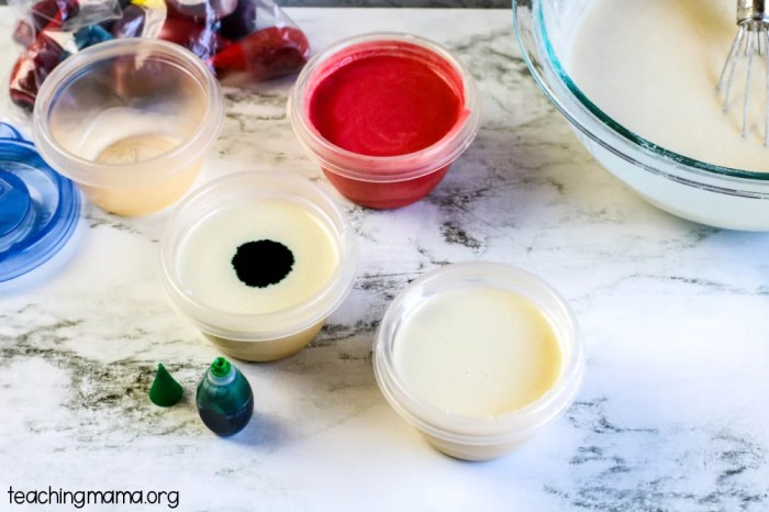 How to make paint with food coloring