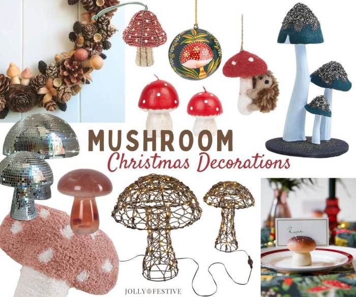 Mushroom christmas decor trend report