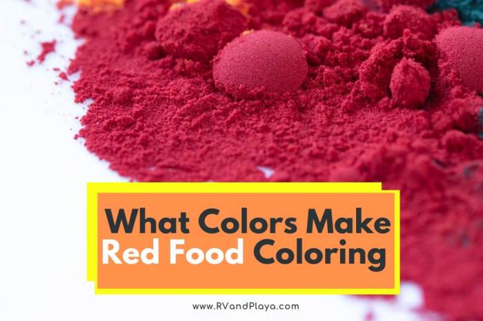 How to make red with food coloring