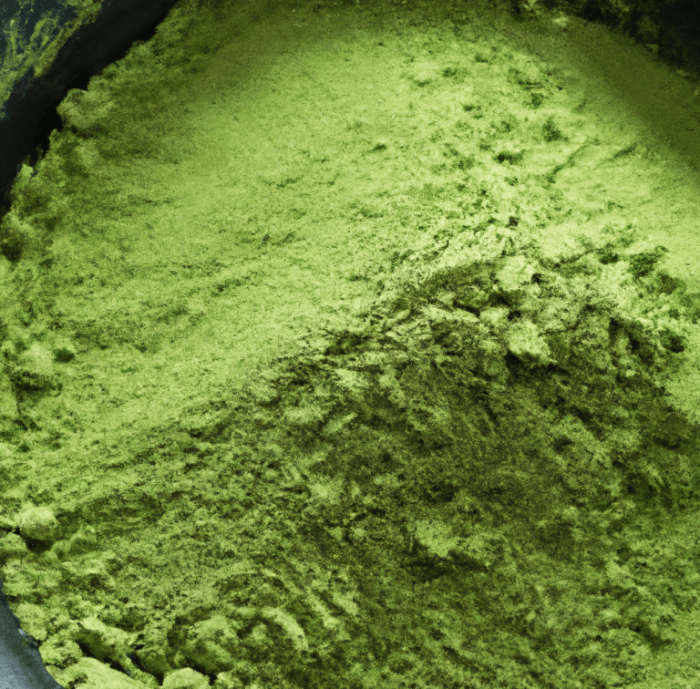 Bright green food coloring