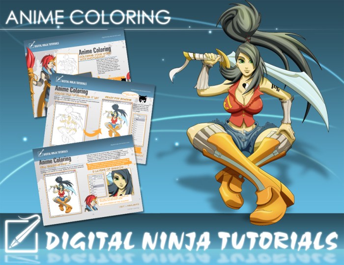 Anime & manga digital coloring guide pdf